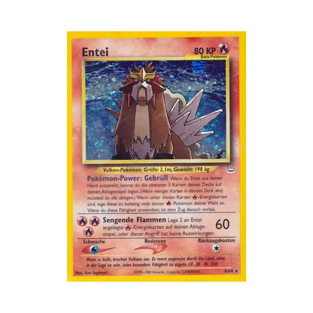Entei (Entei) - Neo Revelation - #6