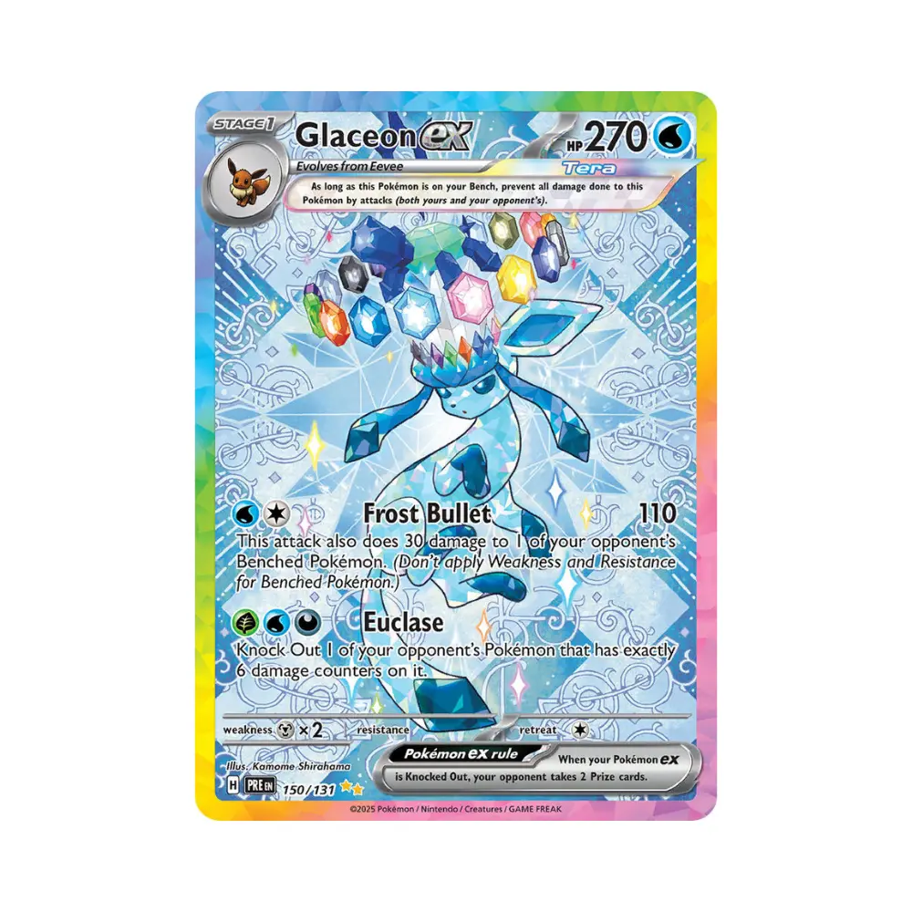 Glaziola ex (Glaceon ex) - Prismatic Evolutions - #150 - EN