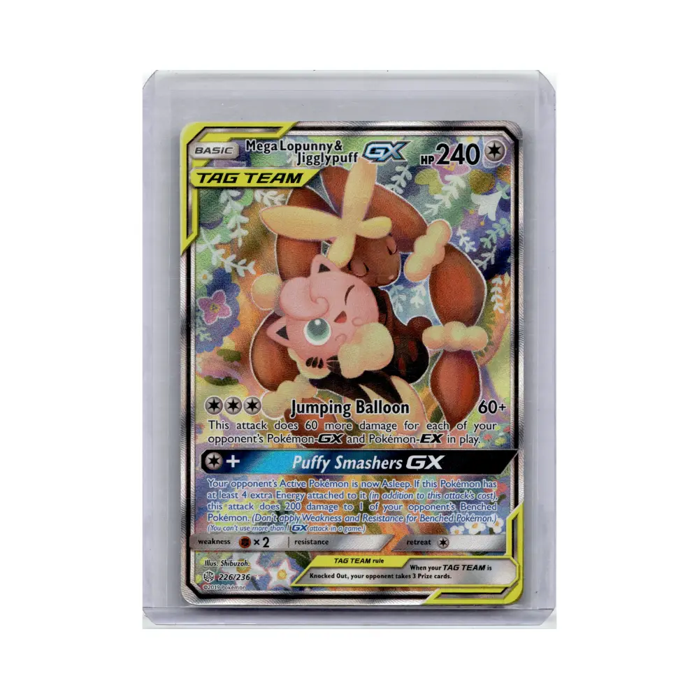 Mega Schlapor & Pummeluff GX (Mega Lopunny & Jigglypuff GX) - Cosmic Eclipse - #226