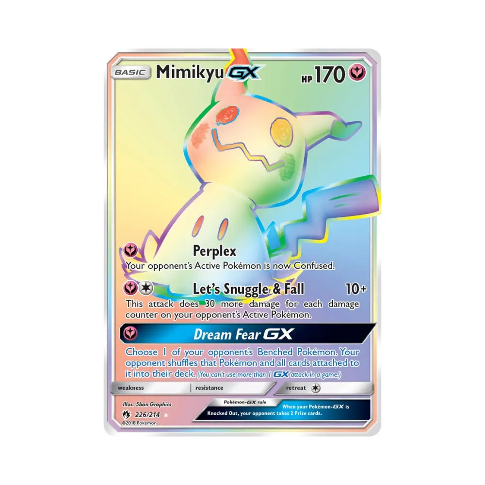 Mimigma GX (Mimikyu GX) - Lost Thunder - #226
