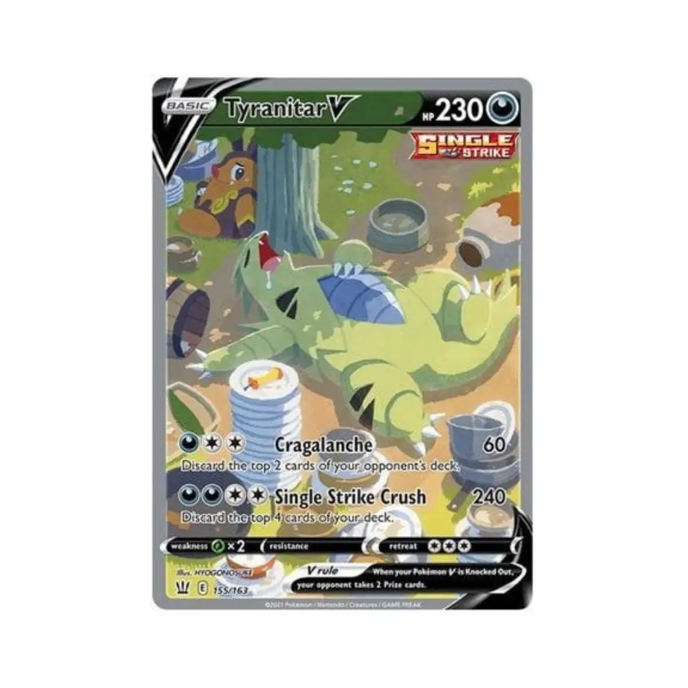 Despotar V (Tyranitar V) - Battle Styles - #155