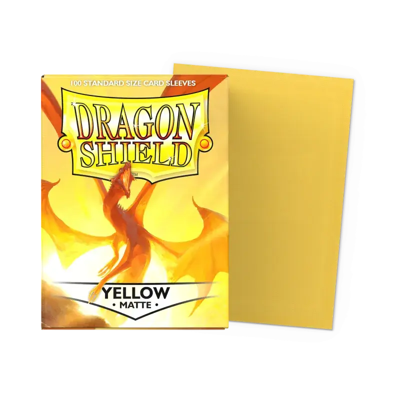 Dragon Shield Sleeves Matte Yellow