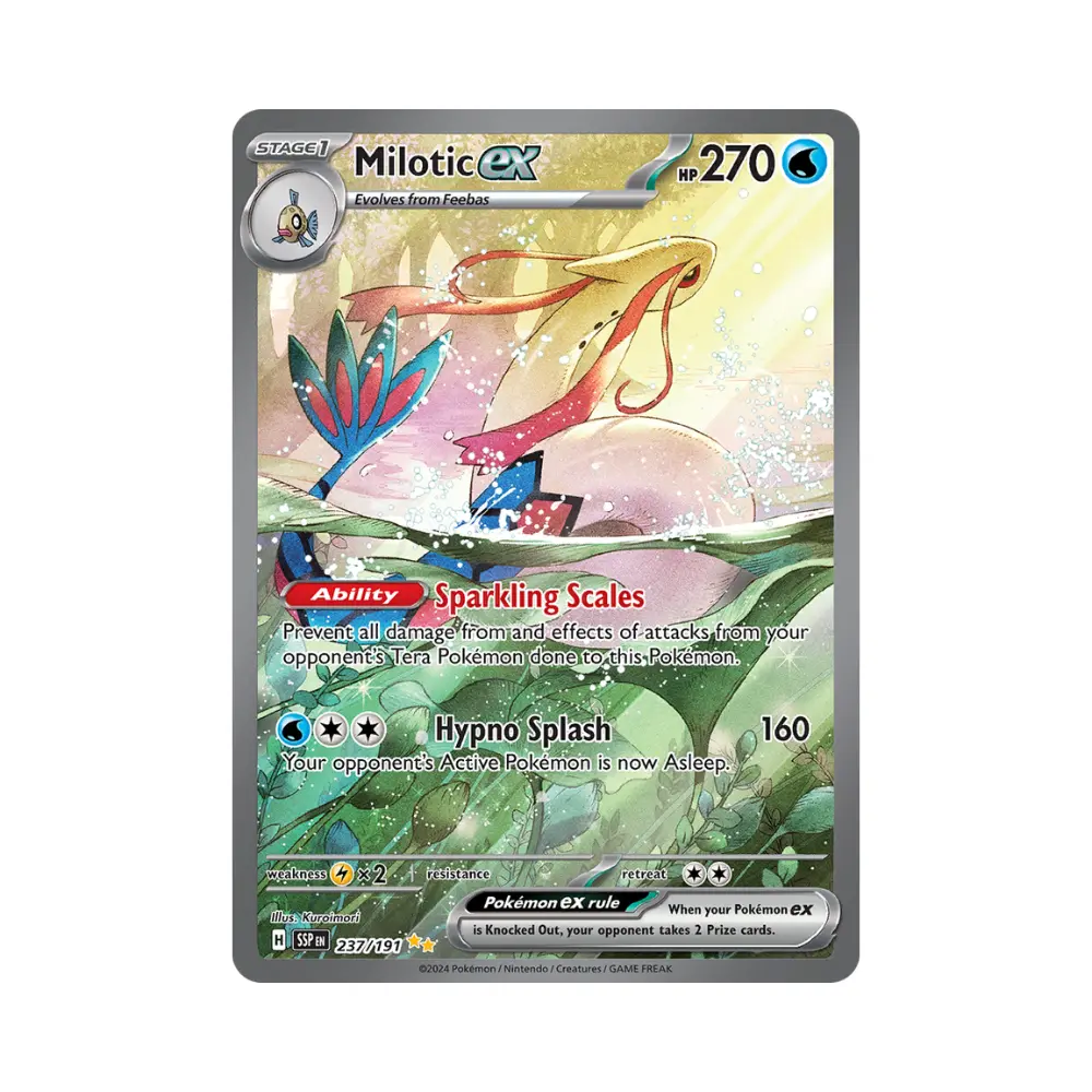 Milotic ex [Sparkling Scales | Hypno Splash] (Milotic ex) - Surging Sparks KP08 - #237 - DE - Near Mint