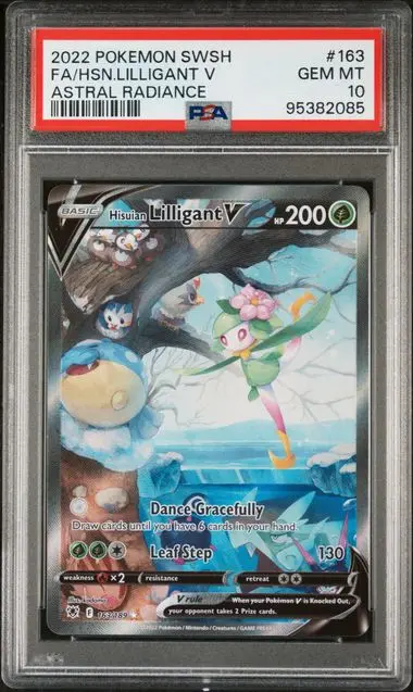 Hisuian Lilligant V Full Art 163 Astral Radiance - EN - PSA GEM MT 10