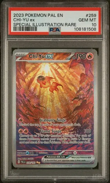 Chi-Yu ex Special Illustration Rare 259 Paldea Evolved - EN - PSA GEM MT 10