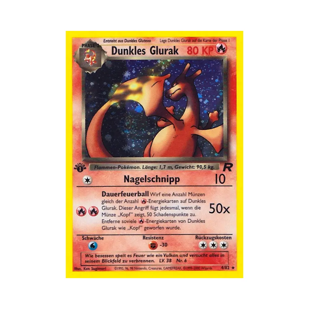 Dunkles Glurak (Dark Charizard) - Team Rocket - #21