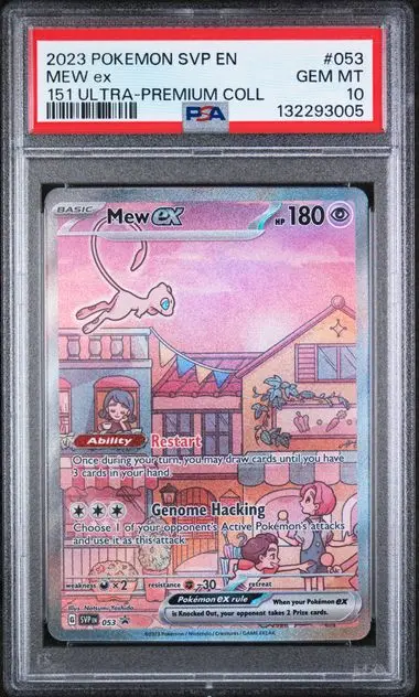 Mew ex Special Illustration Rare 053 151 Ultra-Premium Collection - EN - PSA GEM MT 10