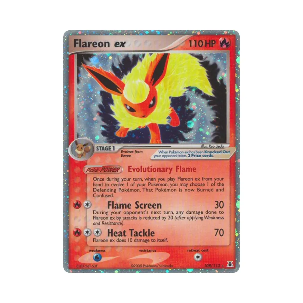 Flamara ex (Flareon ex) - EX Delta Species - #108