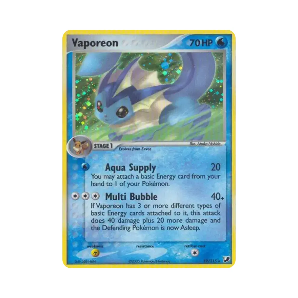 Aquana (Vaporeon) - EX Unseen Forces - #19