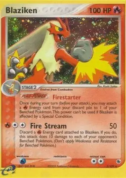 Lohgock (Blaziken) - EX Rubin & Saphir - #3