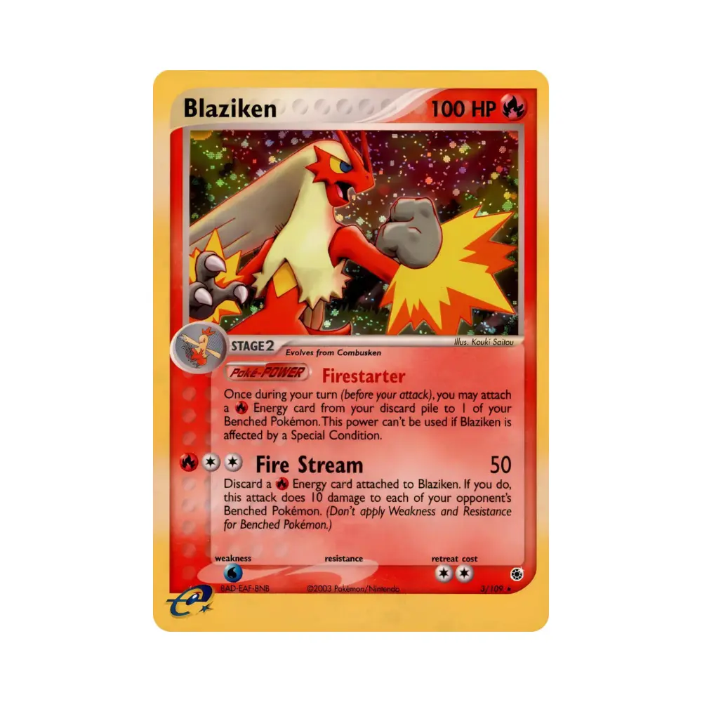Lohgock (Blaziken) - EX Rubin & Saphir - #3