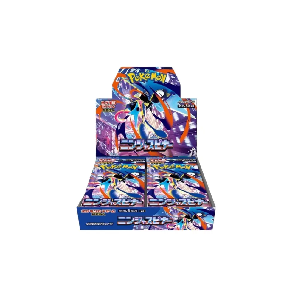 Pokemon Ninja Spinner M4 Booster Display Japanisch