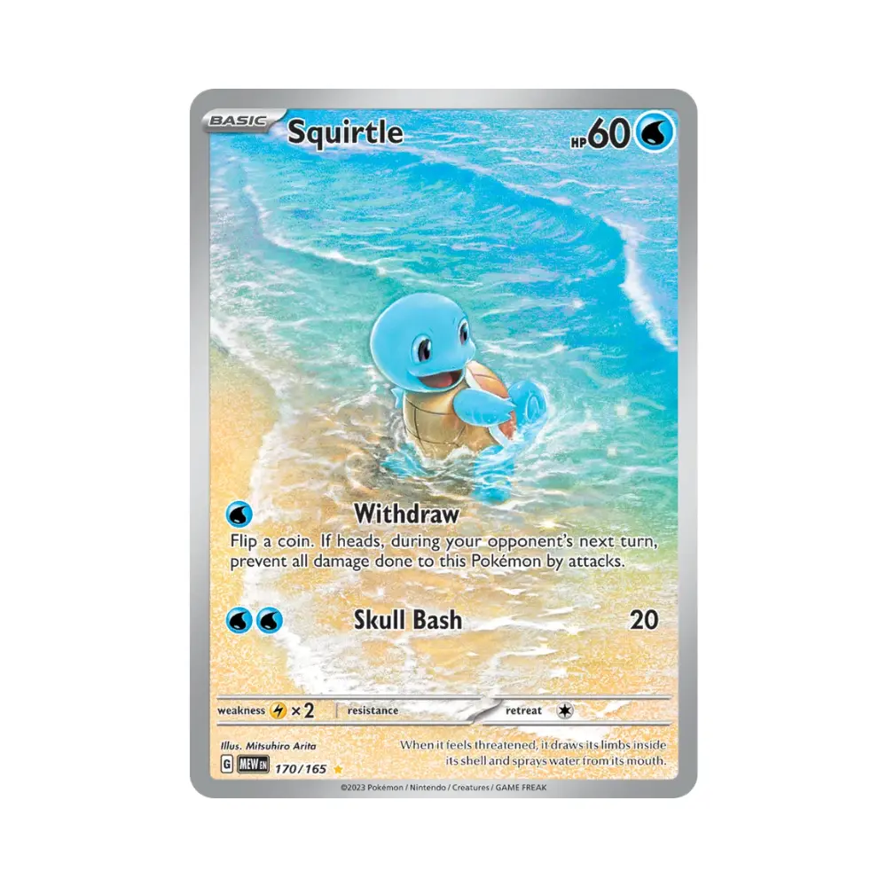 Schiggy [Withdraw | Skull Bash] (Squirtle) - 151 KP03.5 - #170 - DE - Near Mint