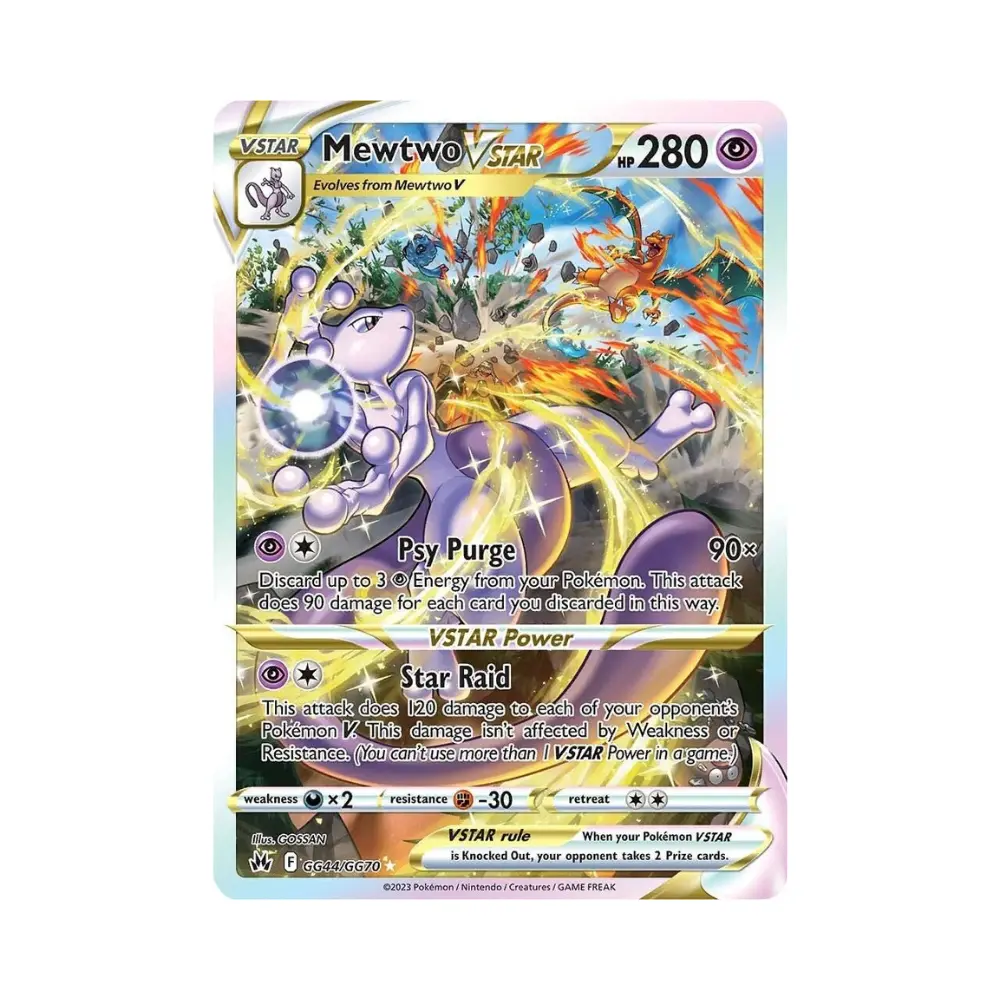 Mewtu VSTAR (Mewtwo VSTAR) - Crown Zenith - #GG44