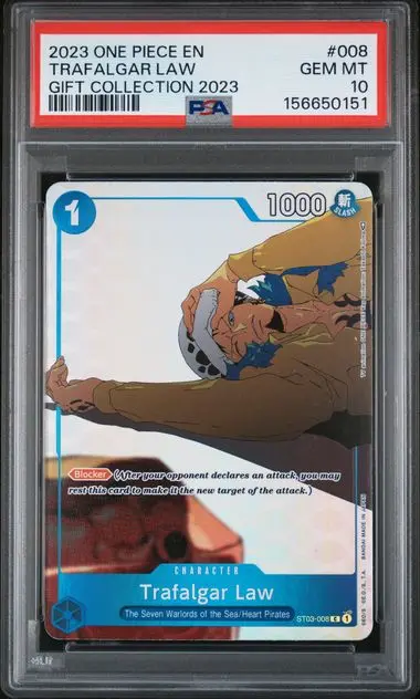2023 One Piece Gift Collection 2023 Trafalgar Law #008 PSA 10
