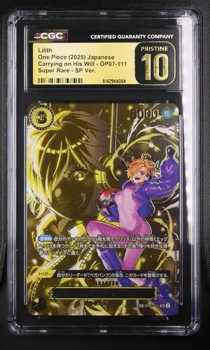 2025 One Piece Carrying on His Will (OP13) Japanese Lilith SP Ver. (SP next to number) #OP07-111 CGC 10 Pristine