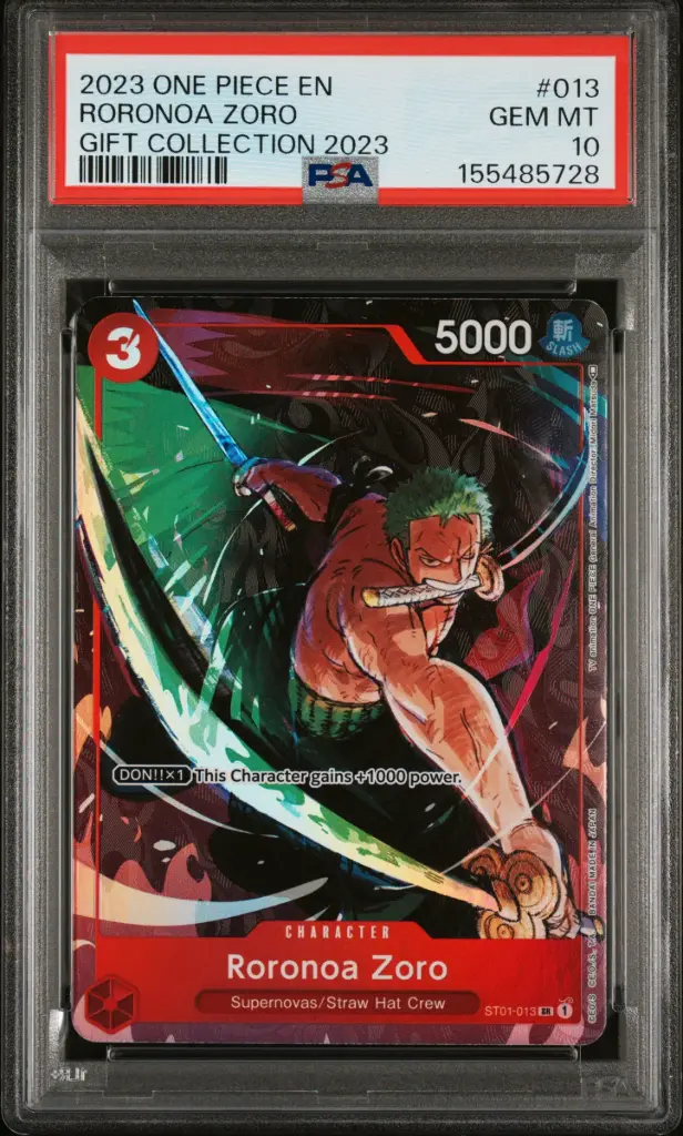 2023 One Piece Gift Collection 2023 Roronoa Zoro #013 PSA 10