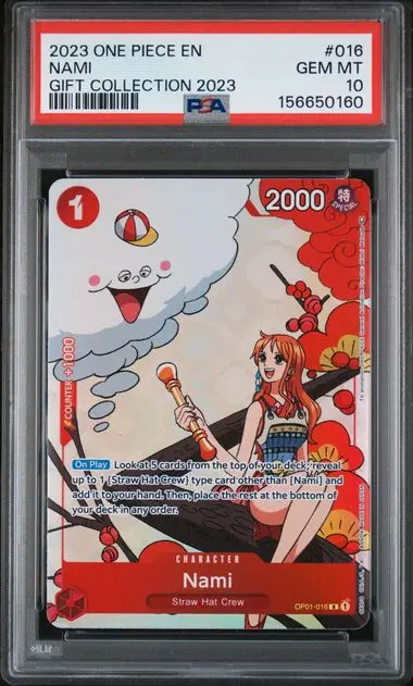 2023 One Piece Gift Collection 2023 Nami #016 PSA 10