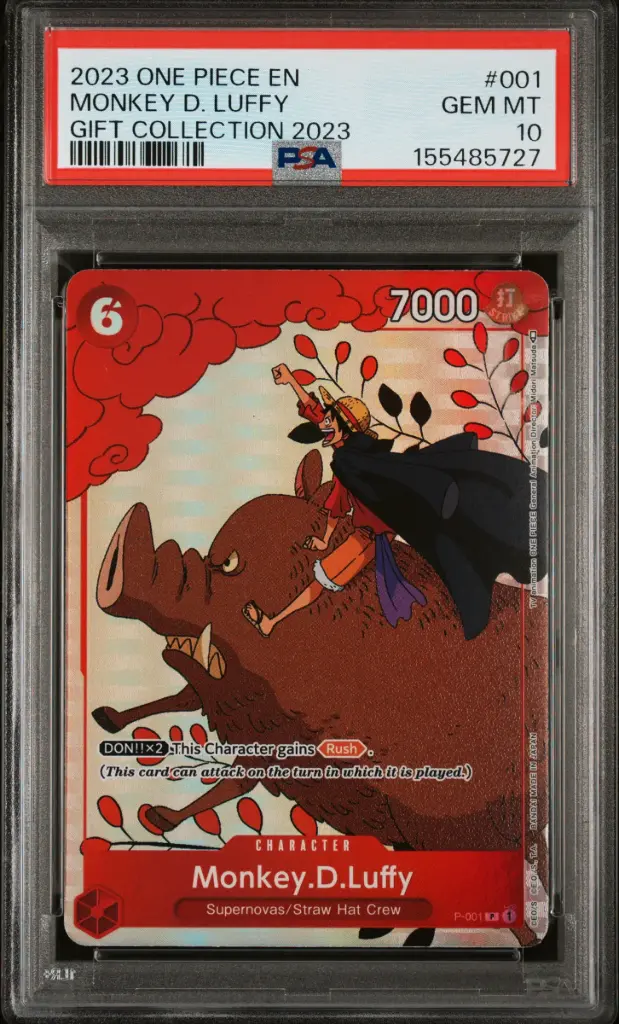 2023 One Piece Gift Collection 2023 Monkey D. Luffy #001 PSA 10