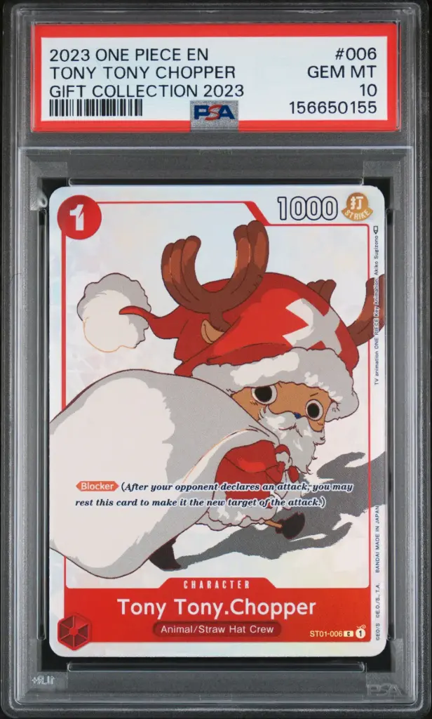 2023 One Piece Gift Collection 2023 Tony Tony Chopper #006 PSA 10
