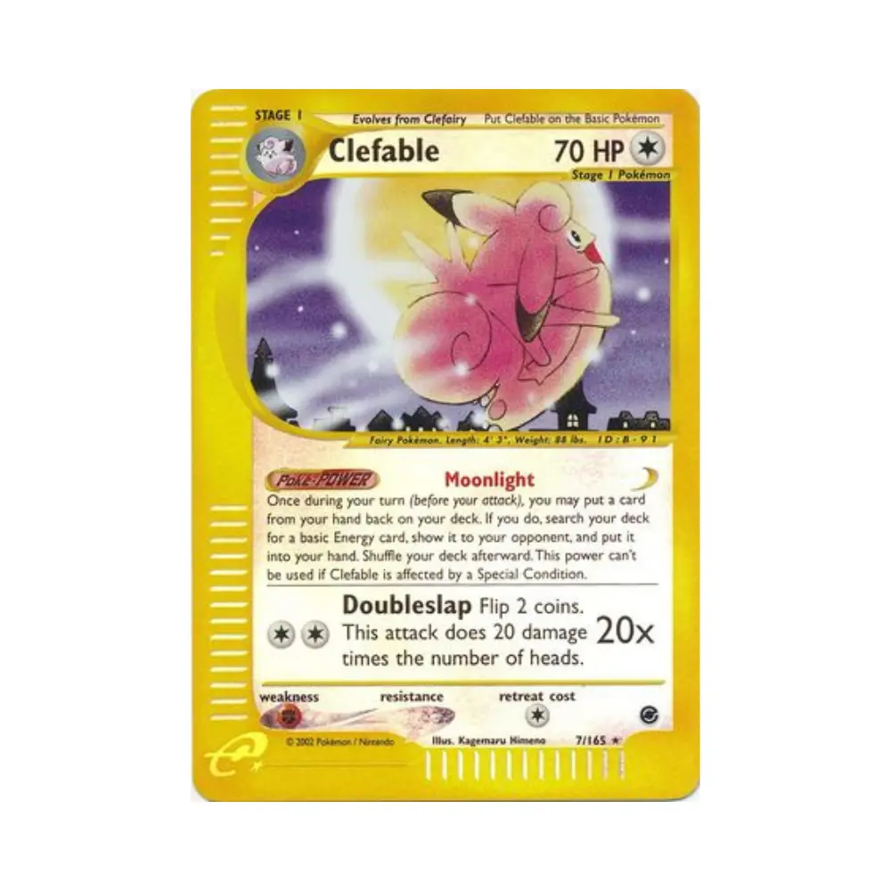 Pixi [Moonlight | Doubleslap] (Clefable) - Expedition Base Set - #41 - DE