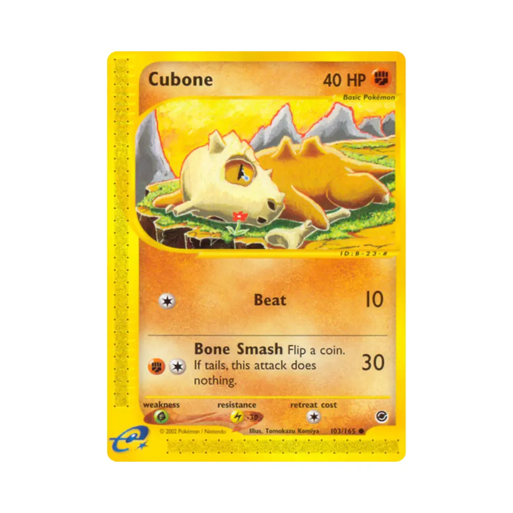 Tragosso [Beat | Bone Smash] (Cubone) - Expedition Base Set - #103 - DE