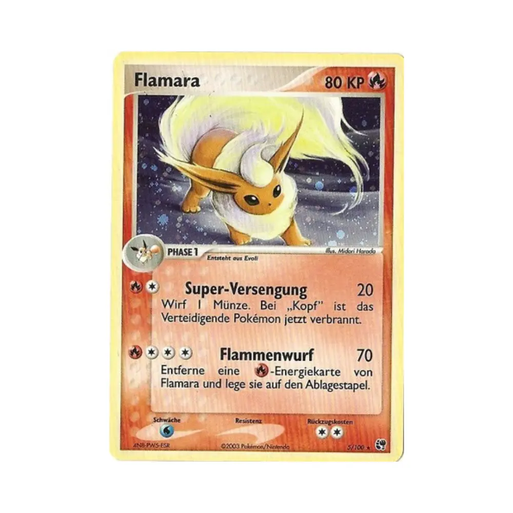 Flamara (Flareon) - EX Sandstorm - #5 - DE