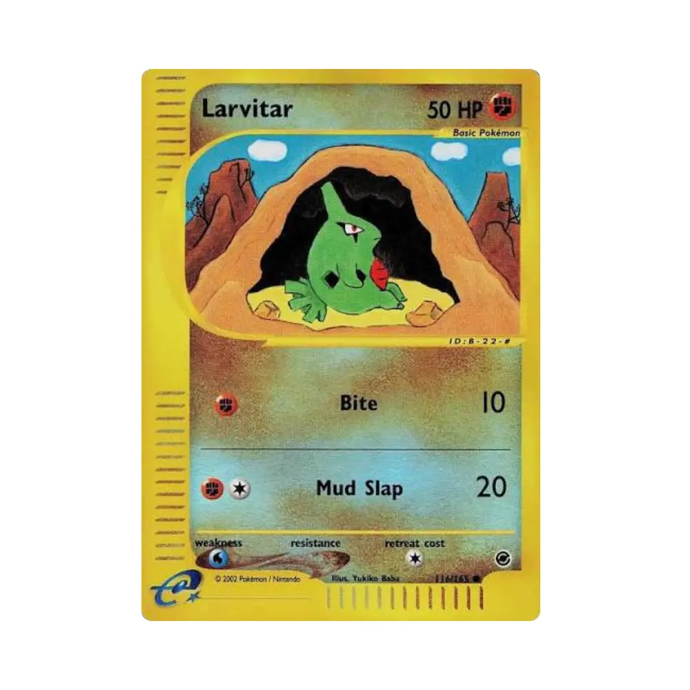 Larvitar [Bite | Mud Slap] (Larvitar) - Expedition Base Set - #116 - DE