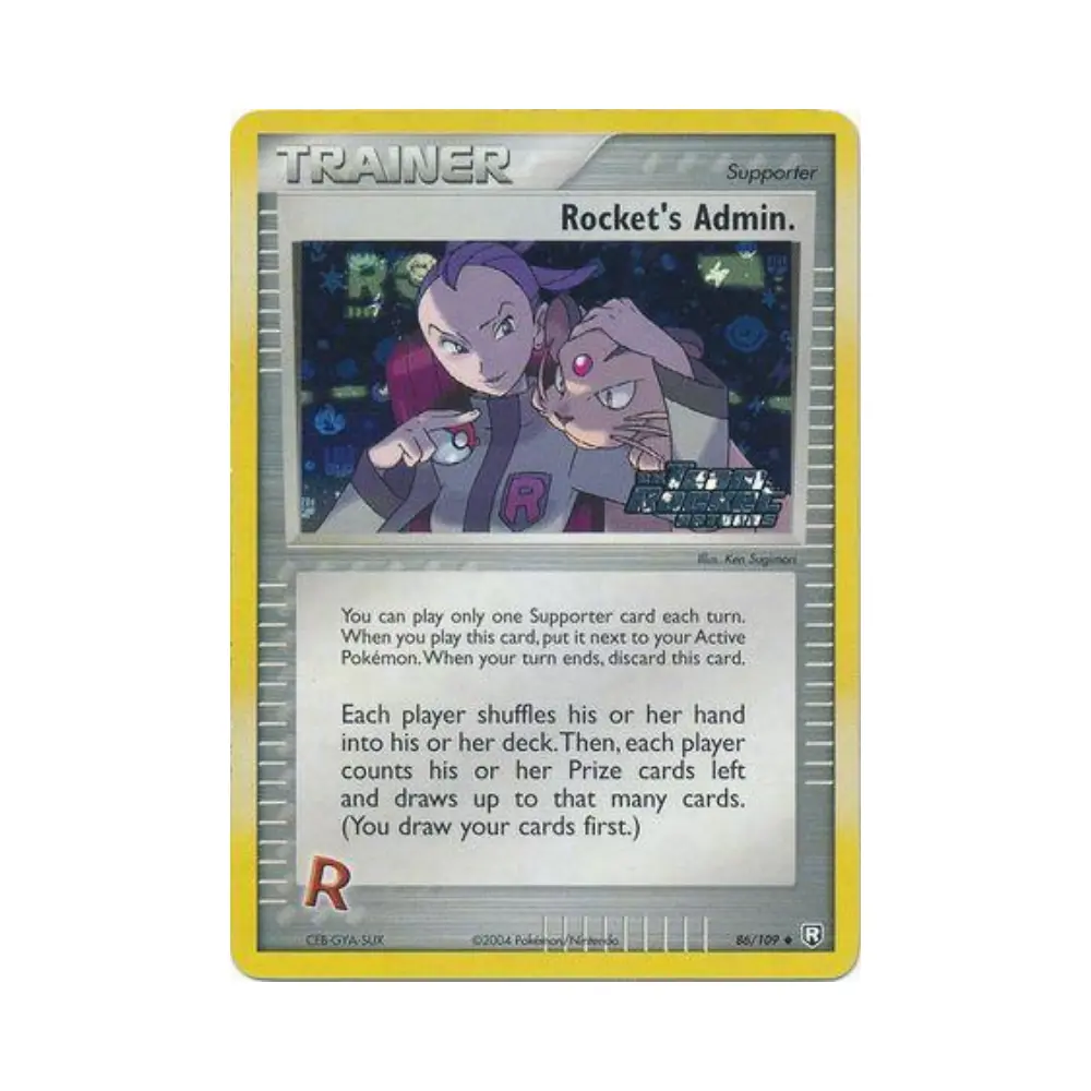 Rocket-Vorstand (Rocket's Admin.) - EX Team Rocket Returns - #86 - EN