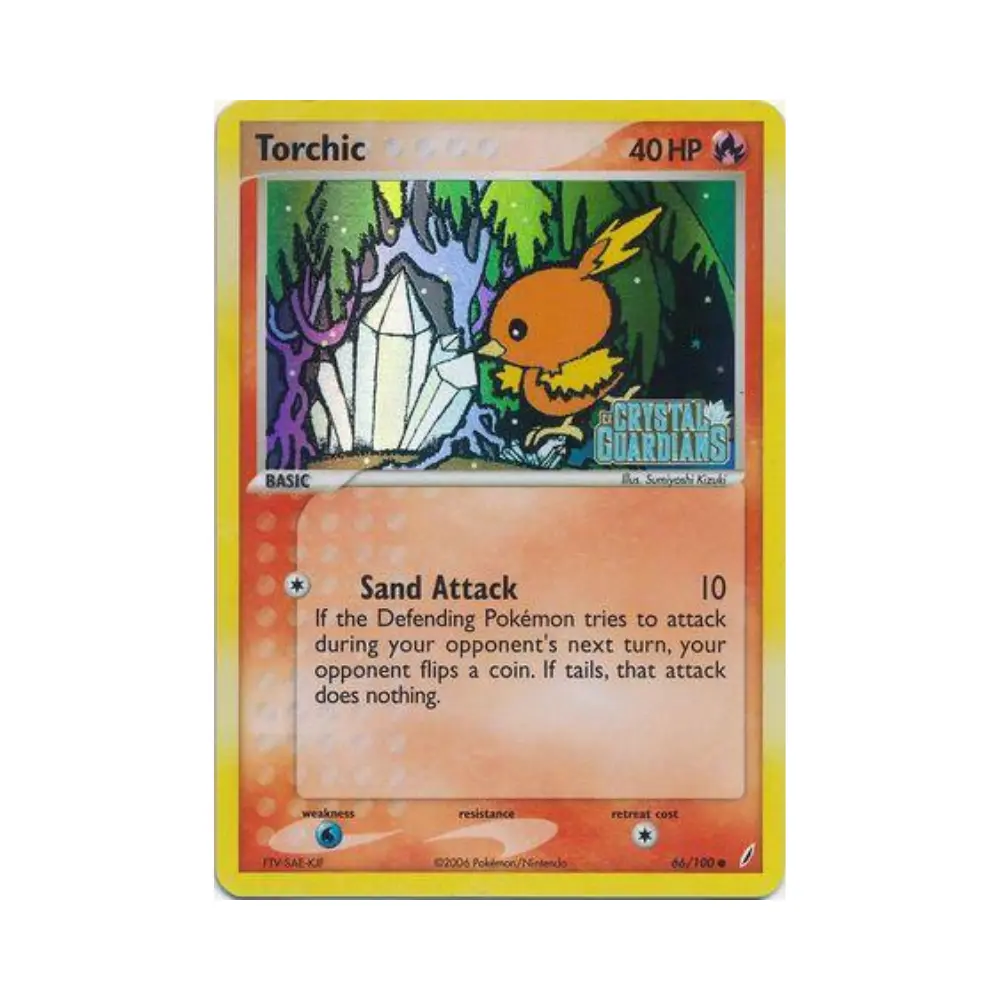 Flemmli [Sand Attack] (Torchic) - EX Crystal Guardians - #66 - DE