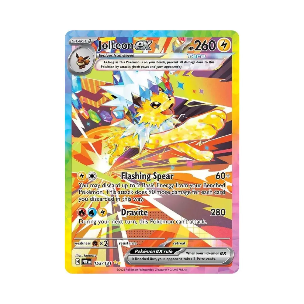 Blitza ex [Flashing Spear | Dravite] (Jolteon ex) - Prismatic Evolutions - #153 - DE