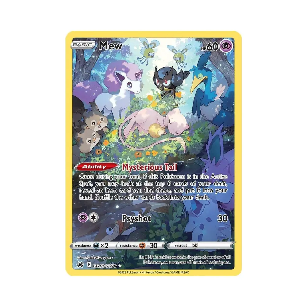 Mew [Geheimnisvoller Schweif | Psychoschuss] (Mew) - Crown Zenith - #GG10 - EN