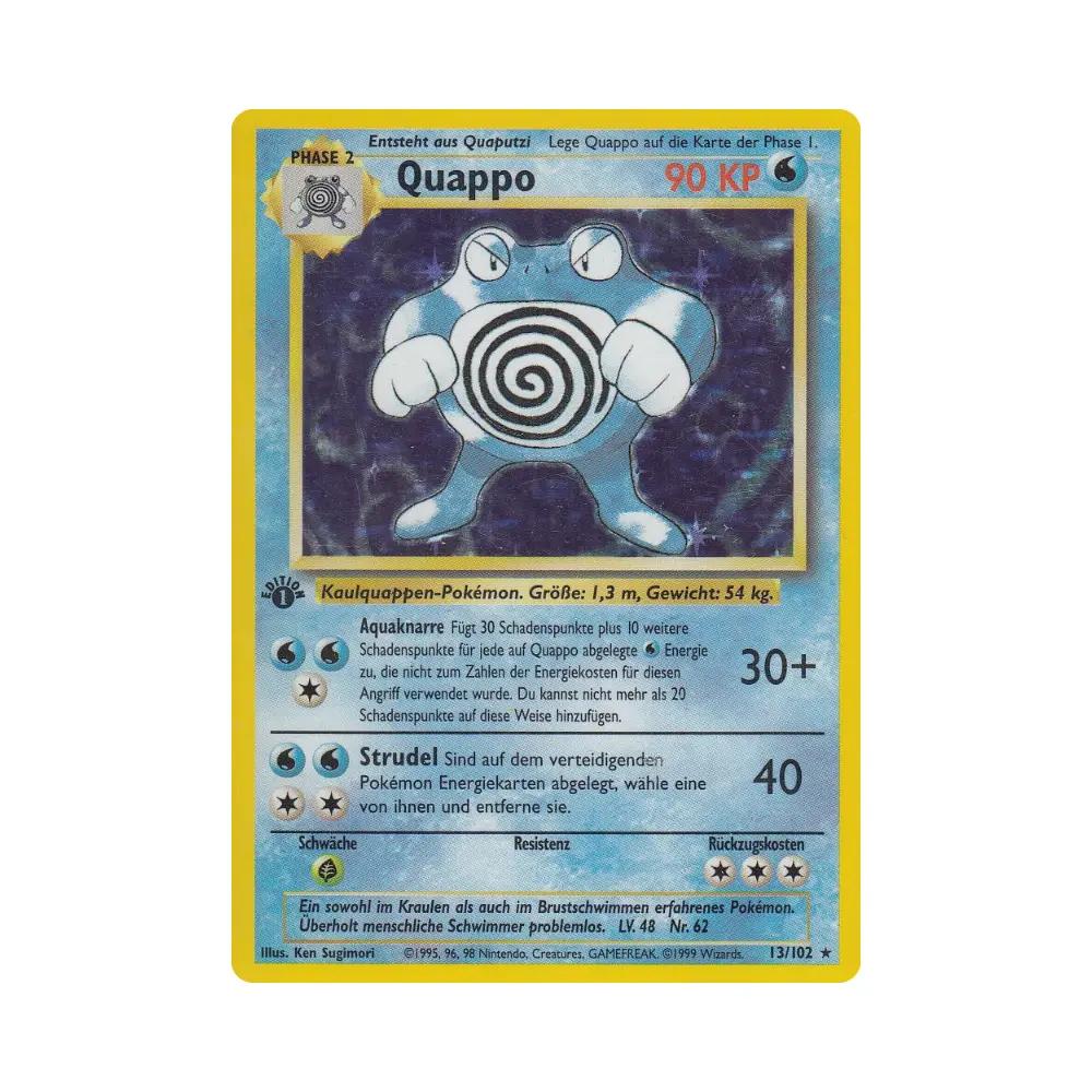 Quappo [Aquaknarre | Strudel] (Poliwrath) - Base Set - #13 - DE
