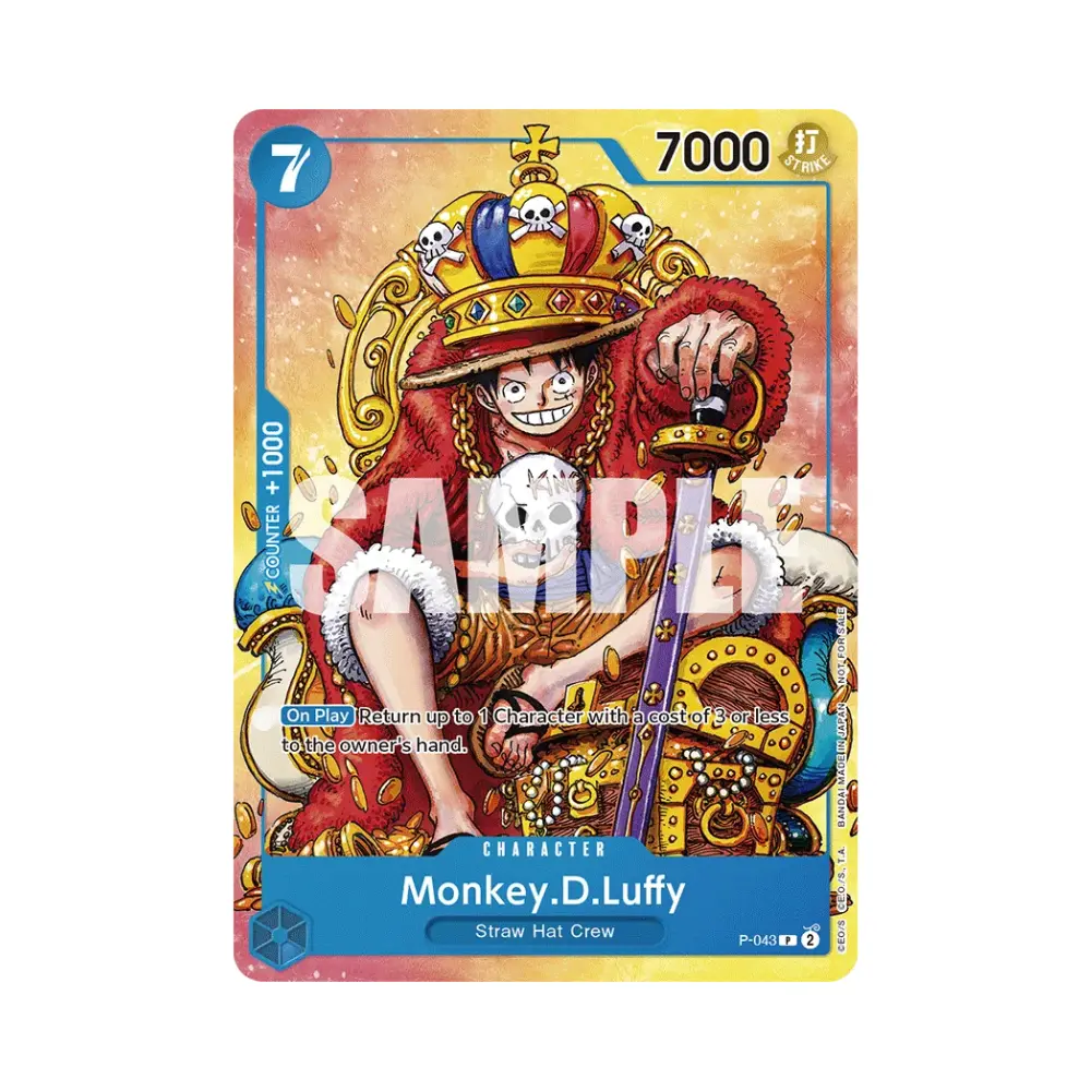 Monkey.D.Luffy King Promo (P-043) (Monkey.D.Luffy (P-043) (V.2)) - Promos - #043 - EN