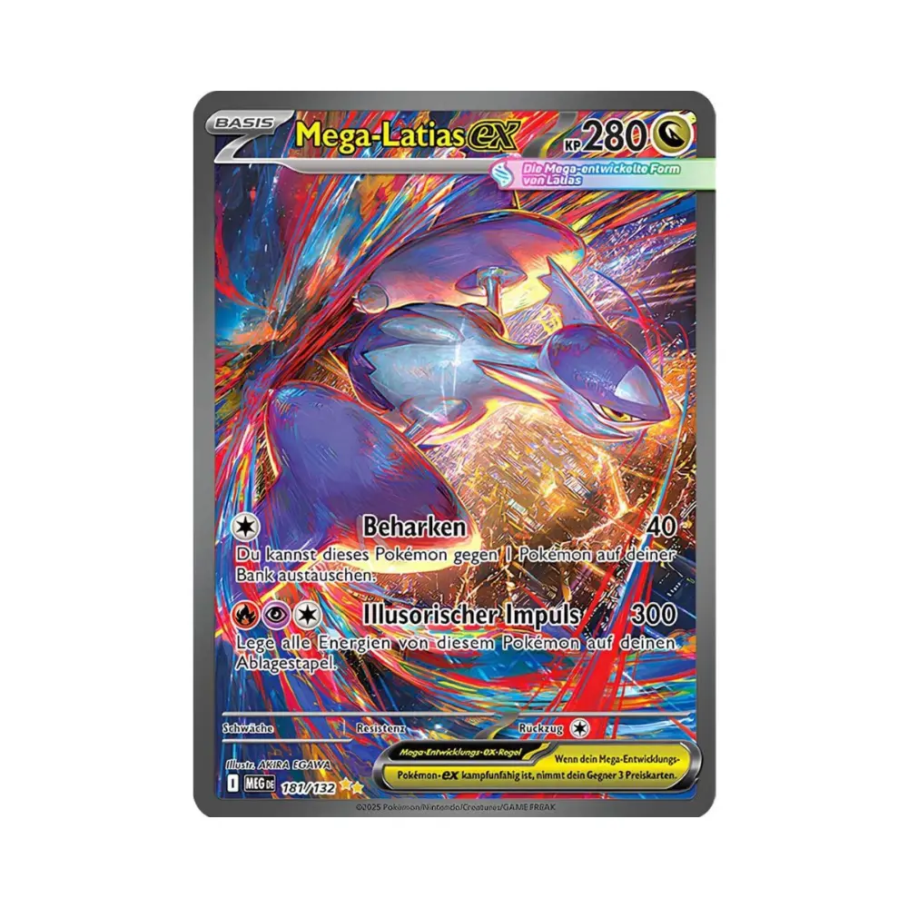 Mega Latias ex [Strafe | Illusory Impulse] (Mega Latias ex) - Mega Evolution - #181 - DE - Near Mint