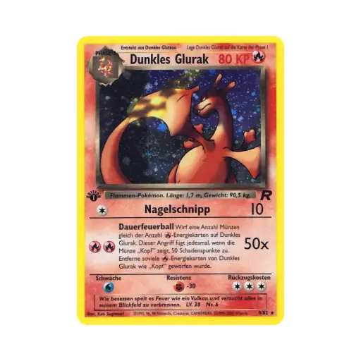 [DEK-TR-4-DE-NM] Dunkles Glurak (Dark Charizard) - Team Rocket - #4