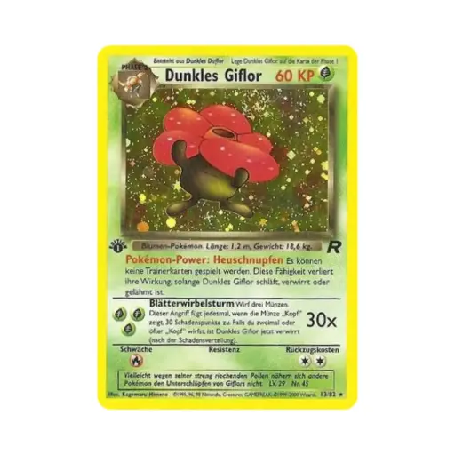 [DEK-TR-13-DE-NM] Dunkles Giflor (Dark Vileplume) - Team Rocket - #13