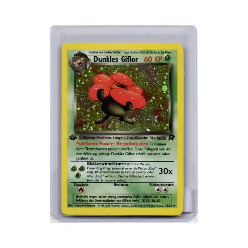 [DEK-TR-13-DE-NM] Dunkles Giflor (Dark Vileplume) - Team Rocket - #13