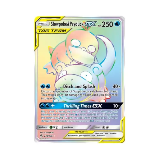 [DEK-UNM-239-EN-NM] Flegmon & Enton GX (Slowpoke & Psyduck GX) - Unified Minds - #239