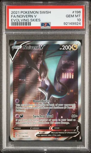 [SLAB-PSA-92148924] Noivern V 196 Evolving Skies (FA) - EN - PSA Gem MT 10 - Graded Slab