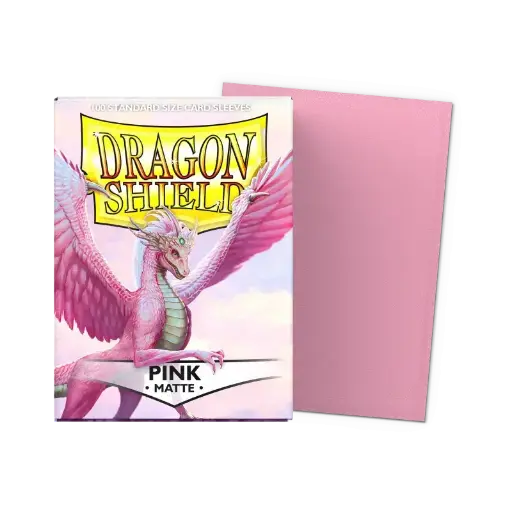 Dragon Shield Sleeves Matte Pink