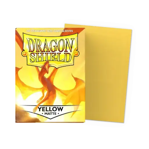 Dragon Shield Sleeves Matte Yellow