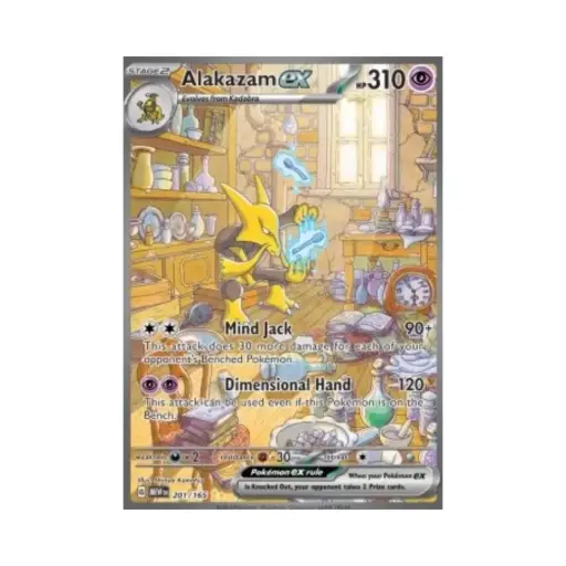 [DEK-MEW-201-EN-NM] Simsala ex (Alakazam ex) - 151 - #201