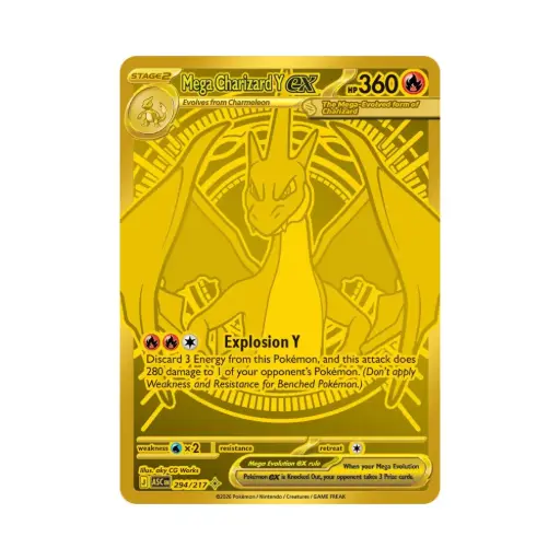 [DEK-ASC-294-EN-NM] Mega Glurak Y ex (Mega Charizard Y ex) - Ascended Heroes - #294