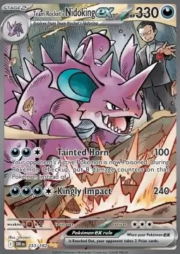 [DEK-DRI-233-EN-NM] Team Rockets Nidoking ex (Team Rocket's Nidoking ex) - Destined Rivals - #233