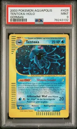 [SLAB-PSA-76243132] Tentacruel Holo H26 Aquapolis - DE - PSA MINT 9