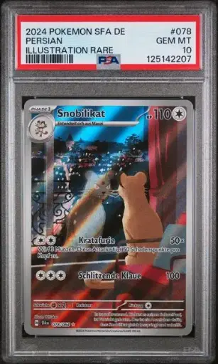 [SLAB-PSA-125142207] Persian (Snobilikat) Illustration Rare 078 Surging Sparks (SFA) - DE - PSA GEM MT 10