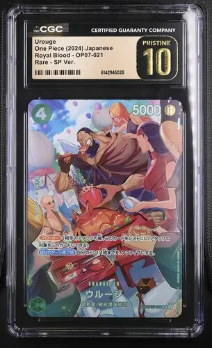 [SLAB-CGC-6142945028] Urouge Special Art Rare SP Ver. OP07-021 Royal Blood - JP - CGC PRISTINE 10