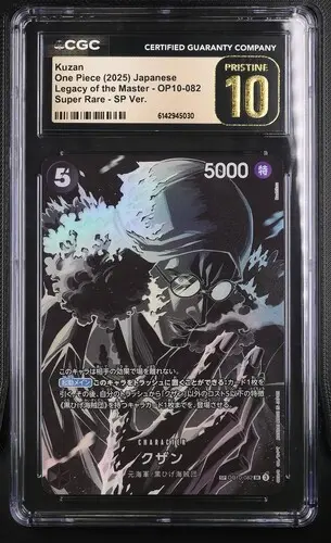 [SLAB-CGC-6142945030] Kuzan Super Rare SP Ver. OP10-082 Legacy of the Master - JP - CGC PRISTINE 10