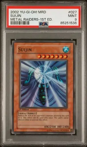 [SLAB-PSA-85251536] Suijin Holo 1st Edition 027 Yu-Gi-Oh! Metal Raiders - EN - PSA MINT 9